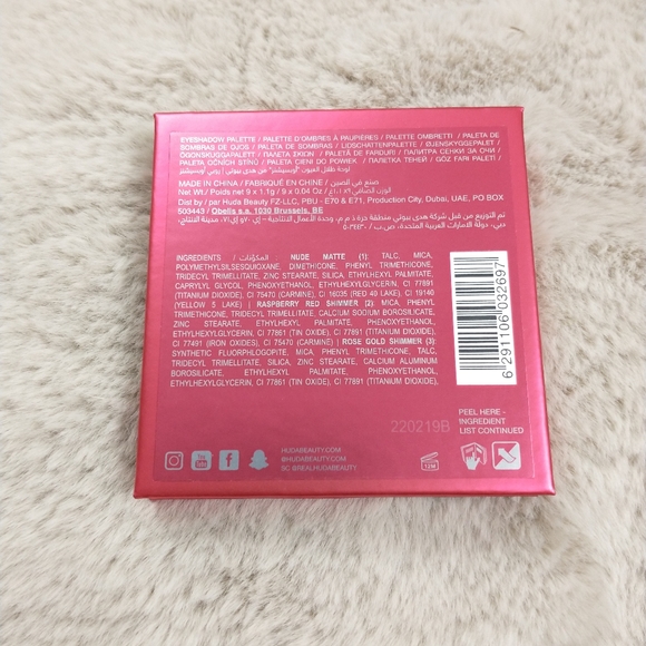 Huda Beauty Ruby Obsessions Palette - Picture 3 of 3